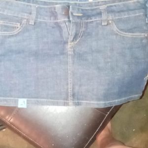 Anchor Blue jean skirt